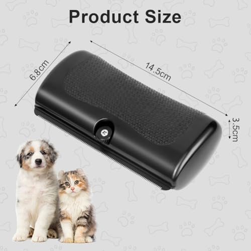 Adiwo Groomify Pet Care Brush, Groomify mr Waggy Tails, Pet Hair Removal Brush Grooming Tool, Pflegekämme für Katze und Hund, Haustier-Enthaarungskamm, Hundebürste für Hunde