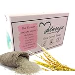 Natureza Organic hand soap Rice milk body scrub soap for tan removal skin brightening 90g