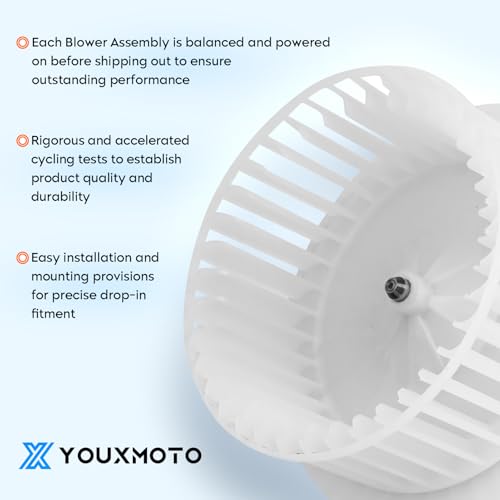 Image of 700172 HVAC Blower Motor Fan Fit for Scion xA /xB 2004 2005 2006, for Toyota Echo 2003 2004 2005, Heater Blower Motor Assembly Replaces for 87103-52080 PM9267