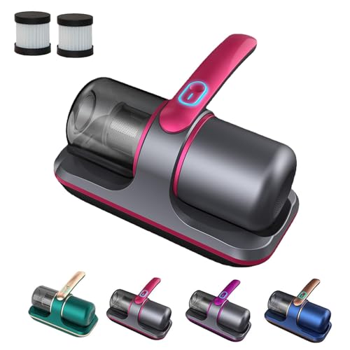 Sleepvac UV Handheld Vacuum by Isterilize, Isterilize Handheld Vacuum, Deep Mattress Cleaner, Dehumidifying Vacuum Cleaner, Deep Cleaning Mattress/Sofas/Hair/Carpets (Gray Red)