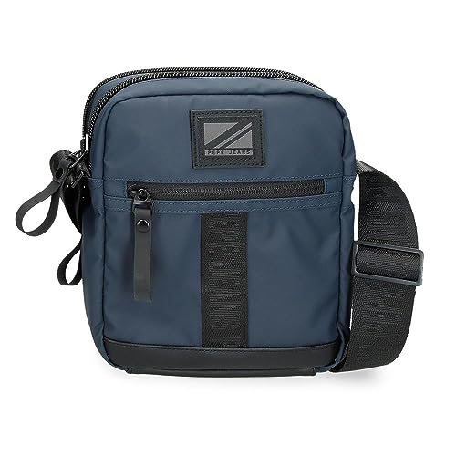 Pepe Jeans Hoxton Sac à bandoulière Deux compartiments Bleu 17 x 22 x 7,5 cm Polyester, bleu, Talla única, Sac à bandoulière Deux compartiments Pepe Jeans Hoxton Sac à bandoulière Deux compartiments Bleu 17 x 22 x 7,5 cm Polyester, bleu, Talla única, Sac à bandoulière Deux compartiments