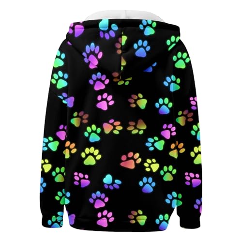 Sweat à capuche zippé motif graphique et veste coupe décontractée avec poches - 3