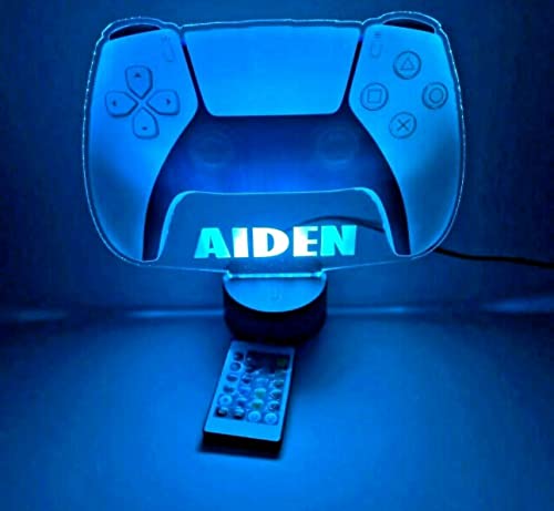 Lámpara de mesa LED multicolor con mando personalizado miniatura 1