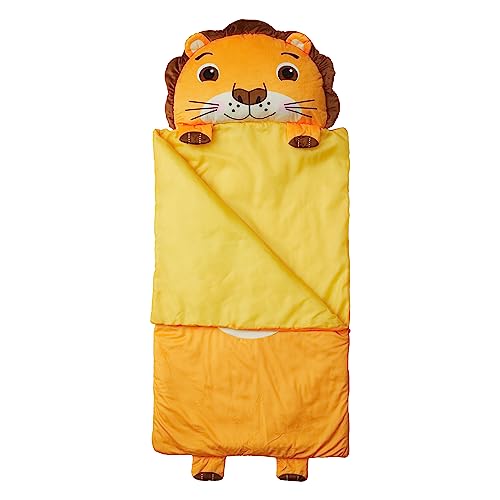Image of Kid's Nap Buddies Character Preschool Nap Mat, Toddler Sleeping Bag with Pillow for Daycare, Ages 3+