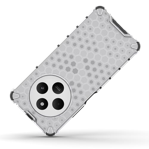 Image of Hard PC Back Case Cover for Redmi 14C 5G Anti Slip Ultra Thin Shockproof Reinforced Corners (Polycarbonate|Clear)