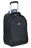Mochila 2 en 1 con ruedas para portátil 17", Negro - Elba