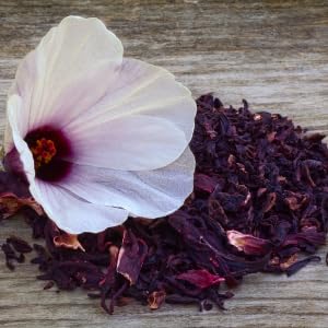 Miniatura 4 de Flores secas de hibisco, 10 libras, 100% natural, té de hierbas, cortado y tamizado, sin gluten, sin OMG, sabor fuerte, té de hojas sueltas para té