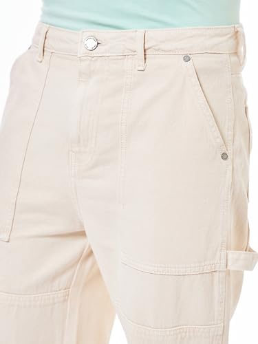 Image of Bewakoof Men Mid Rise 100% Cotton Solid Straight Fit Jeans|Straight Fit Jeans - Regular Fit | Classic Denim Pants | Everyday Casual
