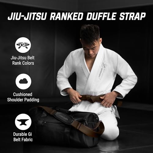 Image of Hayabusa Jiu Jitsu Ranked Duffle Strap - Brown, One