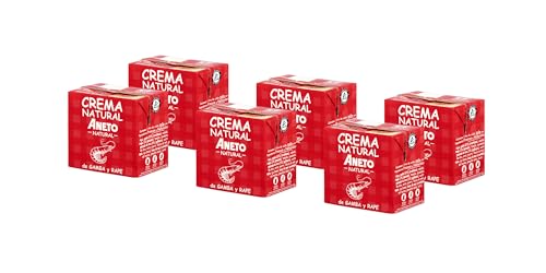 Aneto 100% Natural - Crema de Gambas y Rapé - caja de 6 unidades de 0,5 litro