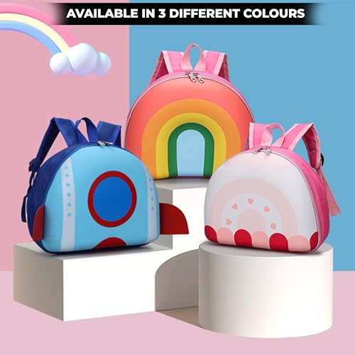 Image of BEMBIKA Kindergarten Bag Korean Style kindergarten backpack Stylish School Bags For Kids curved shoulder straps Perfect Toddler Backpack Design (Roll Cake)