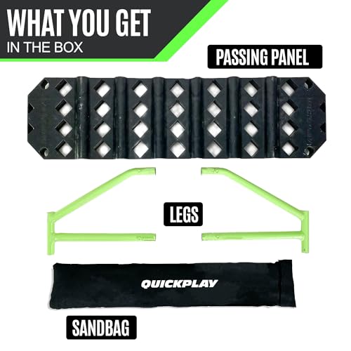 QUICKPLAY Replay Station Football Rebound Board - Portable Dual Surface Rebounder with Adjustable Angle - Football Training Equipment for Control and Passing, Shooting Practice – 95x25cm - 7