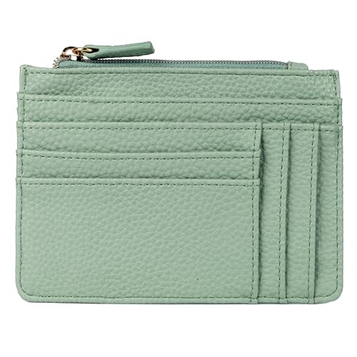 Julia Buxton Solid Pebble Vegan Leather Slot Coin Case