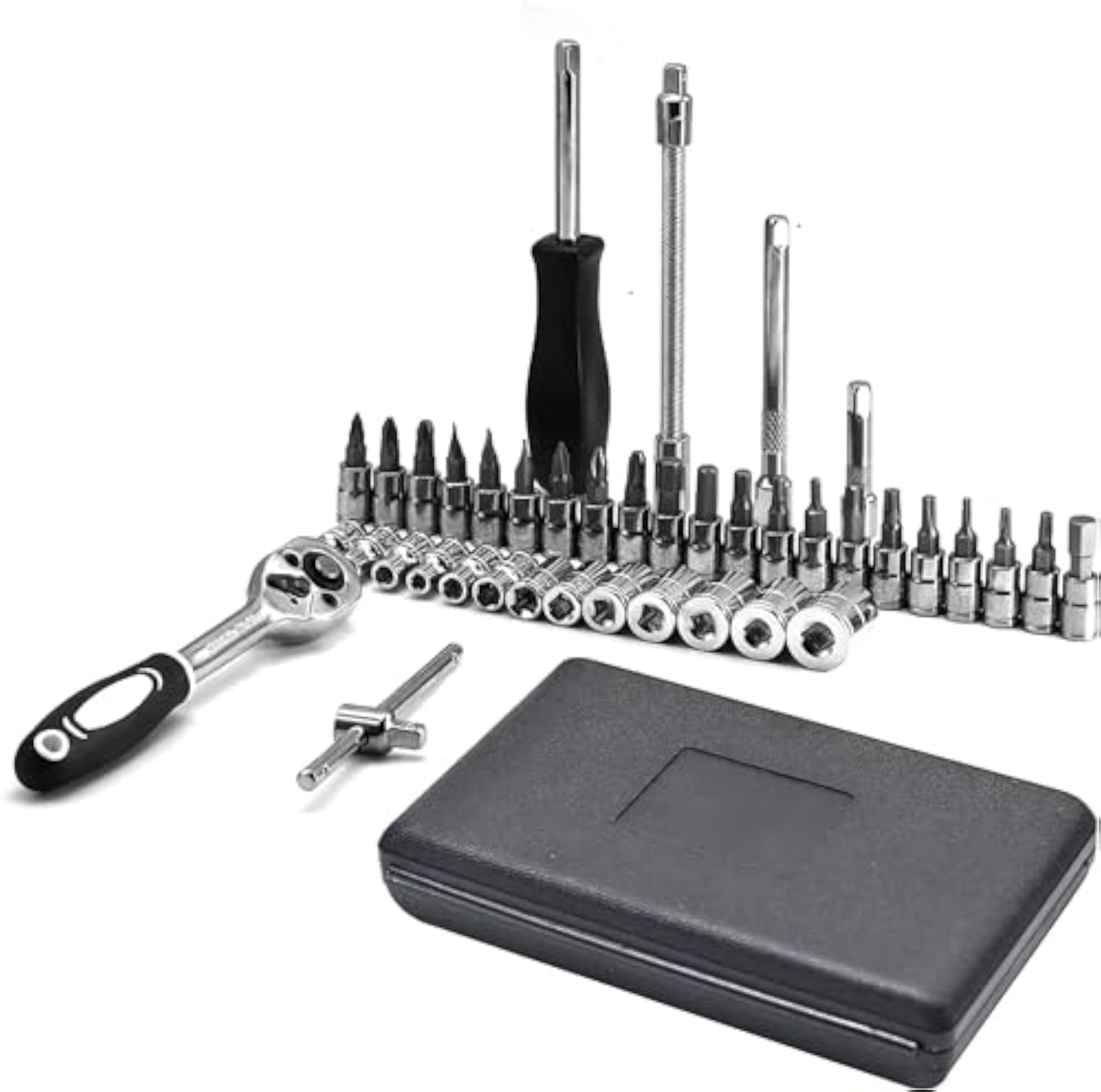 Heavy Duty Tool Box & Screwdriver Kit