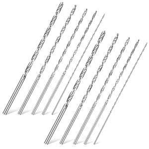 ALTcompluser 10 Stück Extra Lange Holzbohrer Set