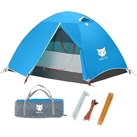 Night Cat Rucksackreisen Zelt für 2 Personen Cover