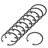 PATIKIL 10 Pcs Internal Retaining Rings, 62mm C-Clip Snap Ring 65 Manganese Steel Internal Retaining Circlip...