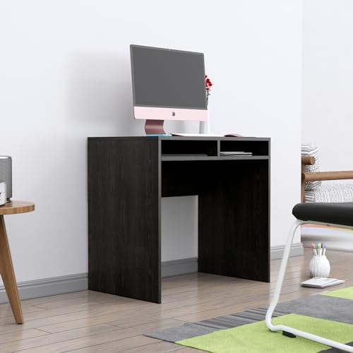 Image of Bniture Wooden Study Table for Home | Engineered Wood Laptop Study Table | Multi Purpose Office Desk for Laptop, Computer, Writing | Table for Study | Workstation Home & Office | Flower Wenge