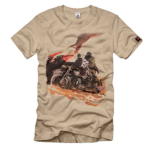 T-shirt pour moto 38265 sable XXXL idéal pour vos road trips