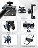 BILIONE Mic Stand Phone Holder, Pole Mount Clamp Phone Holder for Microphone Guitar Drums Music Photography Light Stand, Compatible with All Smartphones #2