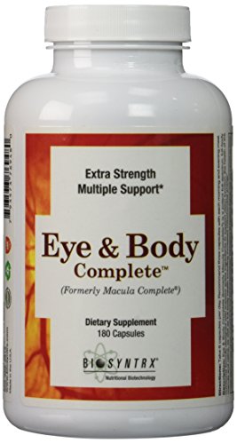 BioSyntrx Eye and Body Complete, 180 Capsules