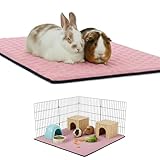 NEO SOLVO Tappetino per lettiera in Pile per porcellini d