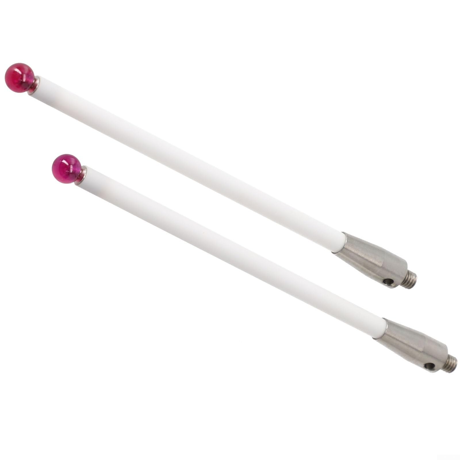 2 Stück Taststift Für Renishaw A-5000-3712 CMM, Messsonde Taststift 100Mm, Keramikschaft 6Mm, Rubinkugel Spitze, Hochpräzise Koordinatenmessgerät Sonde, Koordinatenmessmaschine Taster