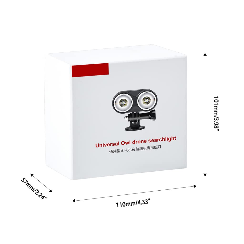 Uniwersalna sowa dron szperacz ładowalna lampa błyskowa LED do Mavic Air 2/dla Mavic Air 2S/dla dronów Mavic 2/FPV