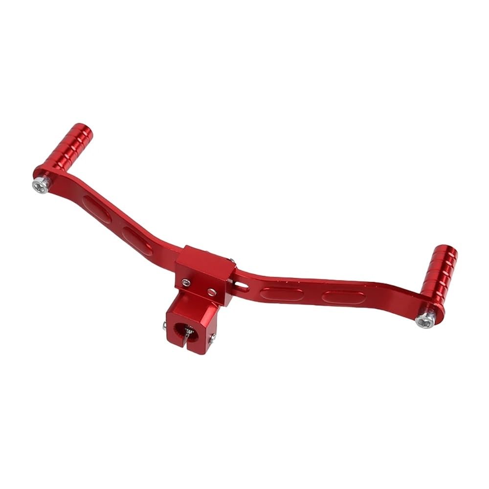 Cvgmsrgset Red Gear Shifter Shift Lever Universal Motorcycle Bidirectional Shift Lever Pedal Shifter, Used For Scooter Parts(Red)