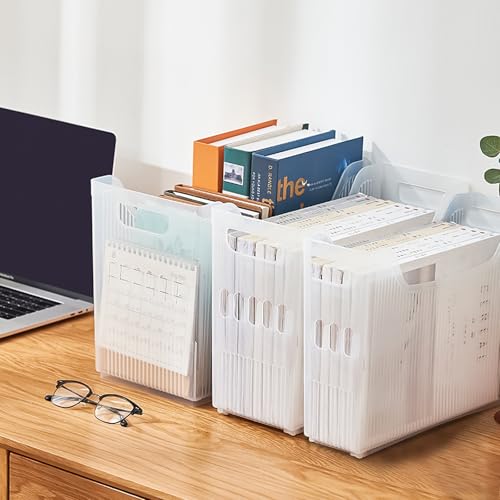 Image of 3 Size Scrapbook Paper Storage with Wheels, Plastic Scrapbook Storage Bin, 12x12 Paper Storage Organizer for Scrapbook Papers, Vinyl Sheets, Cardstocks, Documents