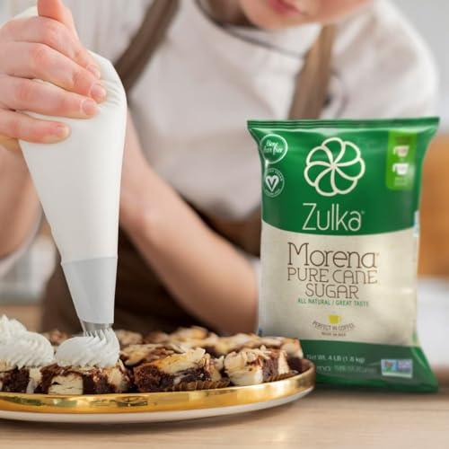 Zulka Morena Pure Cane Sugar - 4 LB (Pack of 1)