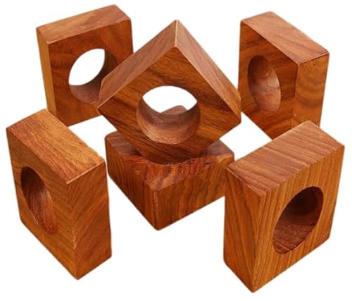 SHAFA IMPEX Handmade Napkin Rings Set of 12 for Dining