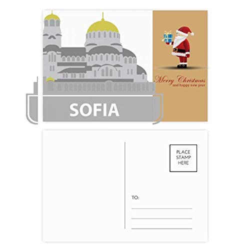 Cartes postales avec Père Noël Gris motif Sofia Bulgaria 20 pces