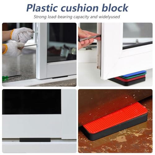 Cuñas de plástico regulables para nivelar puertas y ventanas de forma rápida en obra 4