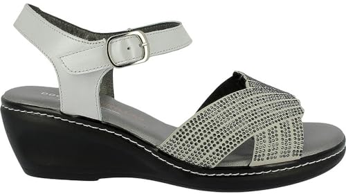 Sandales compensées Doctor Cutillas 32160 pour femme en noir confort