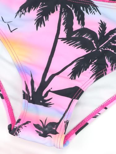 Image of SHEKINI Girls Tankini Swimsuit 3 Piece Bathing Suit Cute Bikini with Shorts