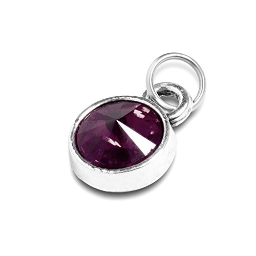 IMEIM Extra Birthstone Charm for Necklace Bracelet Custom Small Pendant