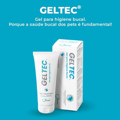 CREME DENTAL 30G GELTEC SYNTEC Gel Dental para Cachorro e Gato