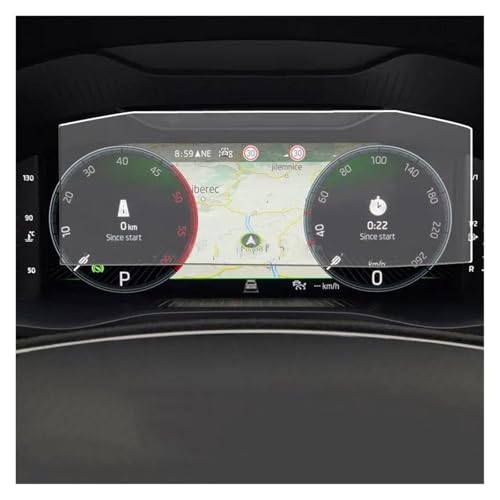 Autocollant pour instruments Skoda Kodiaq 2021 contre rayures écran LCD