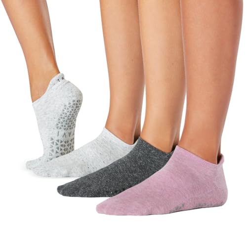 Image of TAVI Savvy Grip Socks - Pilates Socks for Women with Non-Slip Grips, Heel Tab and Arch Support, Wear for Yoga, Barre, Dance