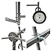 QUEWATSA Automotive Spray Painting Rack,Adjustable Car Body Paint Rack,Portable Rolling Paint Rack Stand with Wheels and Handles for Cars Parts Work Stands (53.14 * 30.7 * 37in)
