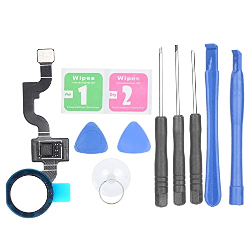 Botão de identificação por impressão digital, botão traseiro de substituição para smartphone (roxo)