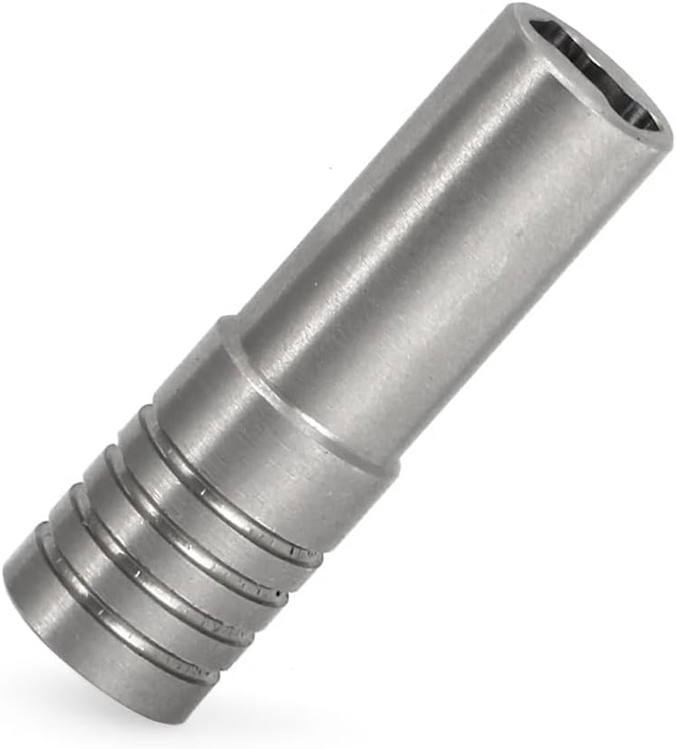 Screwdriver Extension Pole Adapter Sleeve for 6.35 Bits Flat Bit Free T2 T4 K2 K4 P2 P4 Stainless Steel Inlaid Magnet