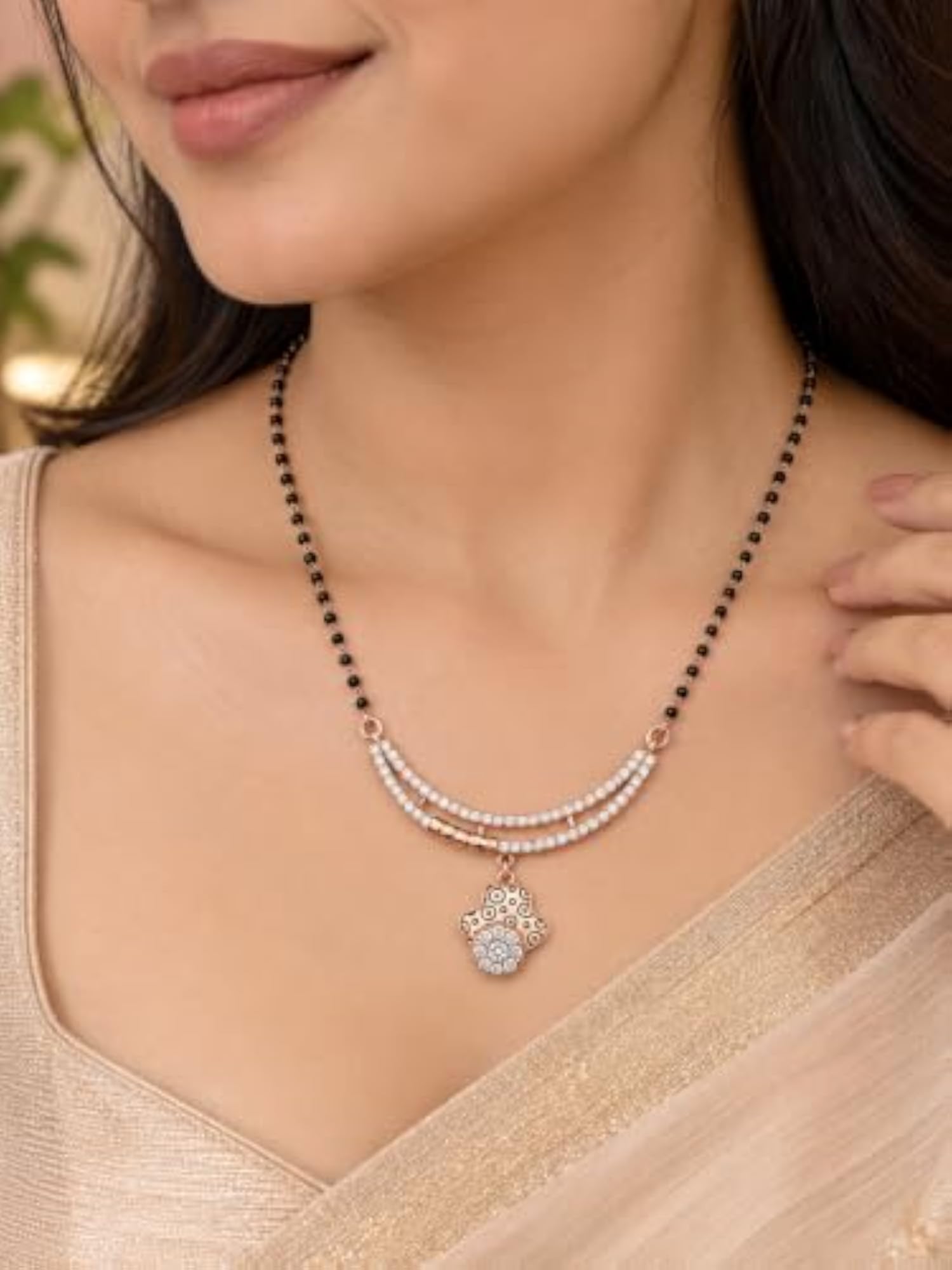 Women's Celestial Grace Mangalsutra, Elegant Design