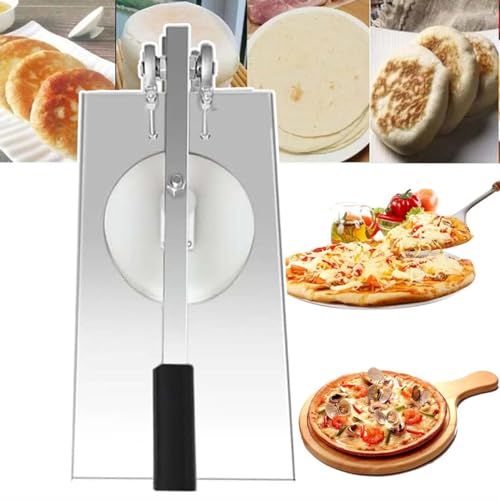 Rodillo Laminador De Masa Para Pizza, Máquina Prensadora Manual De Masa Para Pizza, Máquina Prensadora De Masa Para Pizza Doméstica, Máquina Prensadora De Tortillas Para Prensar Pizza Y Pasta,24cm