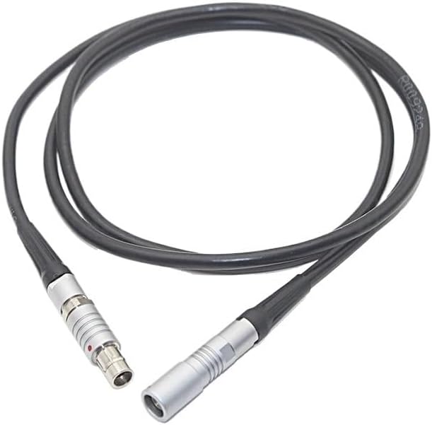 2 3 4 5 6 7Pin 防水プッシュプルセルフロック雄プラグ雌ソケット丸型コネクタ溶接ケーブル(M to M,10m,5P)