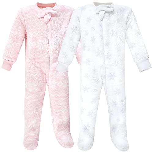 Image of Hudson Baby Baby Girls' Plush Sleep and Play