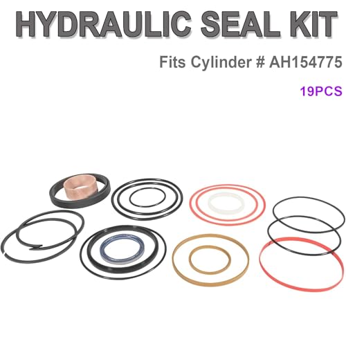 Image of 310D, 315D, 410D Backhoe Boom Cylinder Seal Kit for John Deere Rod: 56mm BORE: 115mm, Cylinder AH154775