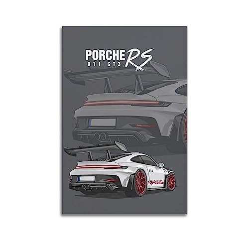 DIMAO Supercar Poster per 911 GT3 Sport Car Race Car Decorazione su tela da parete & Art Picture Painting 30 x 45 cm