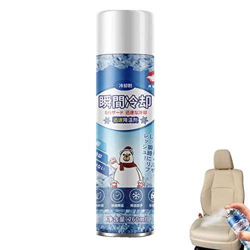 Spray frio rápido | Resfriamento Congelamento Spray de verão para carro - Refrigerante portátil para